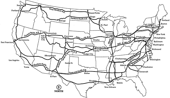 Railroad Routes 1900s