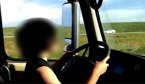 Young Kid Caught Driving Semi Truck